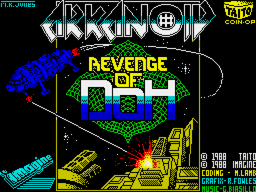 Arkanoid II — Revenge of Doh - заставка