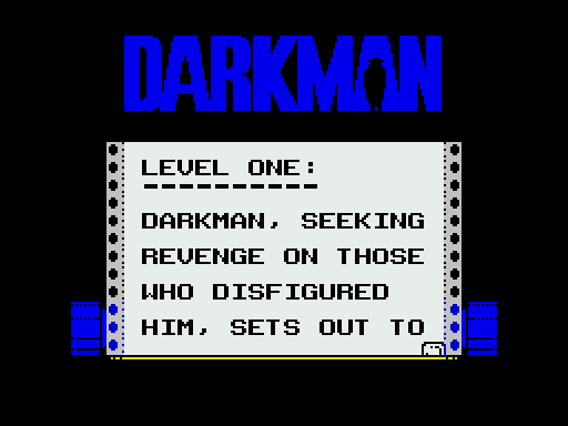 Darkman - геймплей