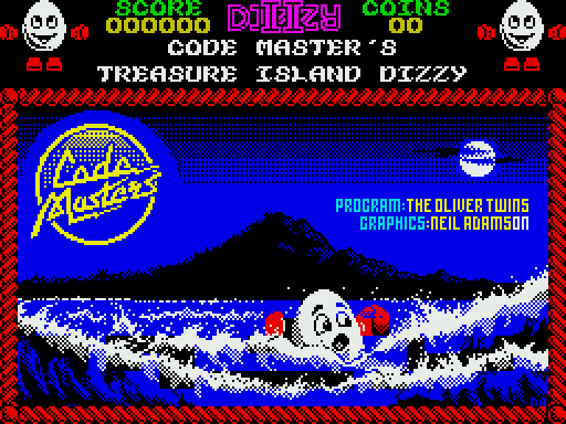 Dizzy II — Treasure Island Dizzy - заставка