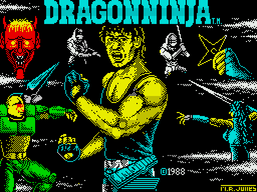 Dragon Ninja - заставка