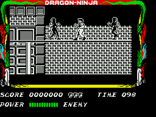 Dragon Ninja - геймплей