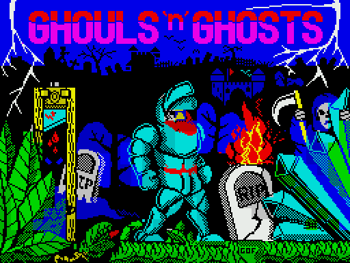 Ghouls ‘n’ Ghosts - заставка