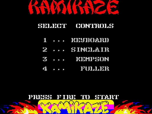 Kamikaze - геймплей