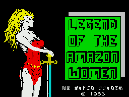 Legend of the Amazon Women - заставка