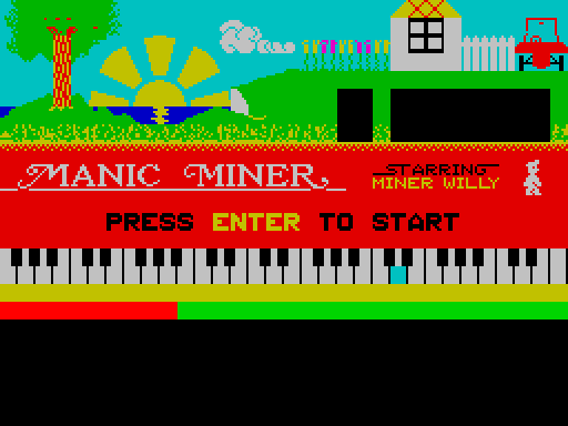 Manic Miner - геймплей