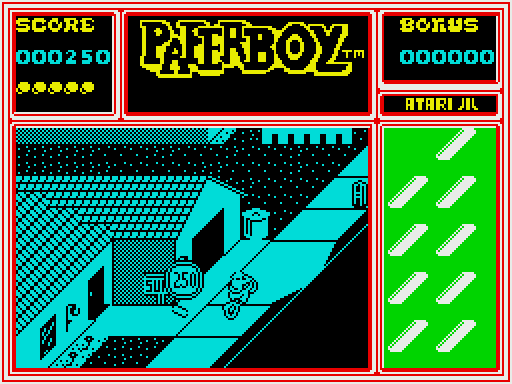 Paperboy - геймплей