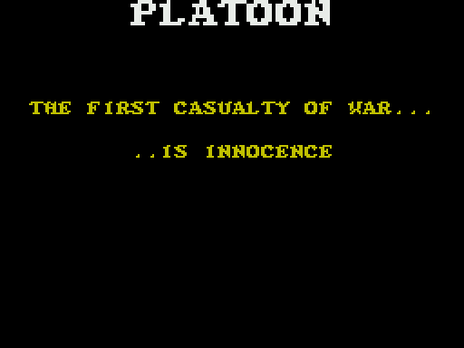 Platoon - геймплей