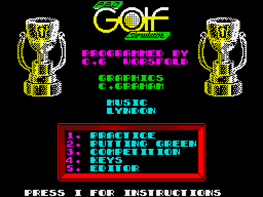 Pro Golf Simulator - геймплей