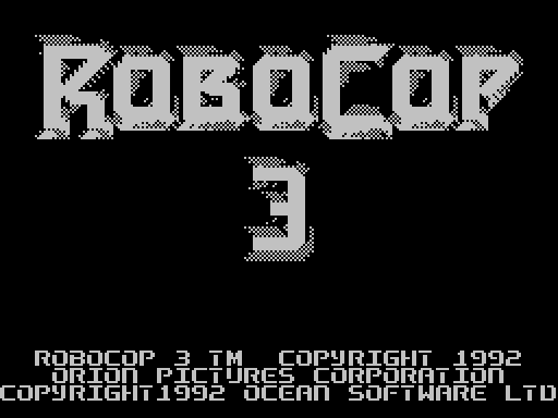 RoboCop 3 - заставка