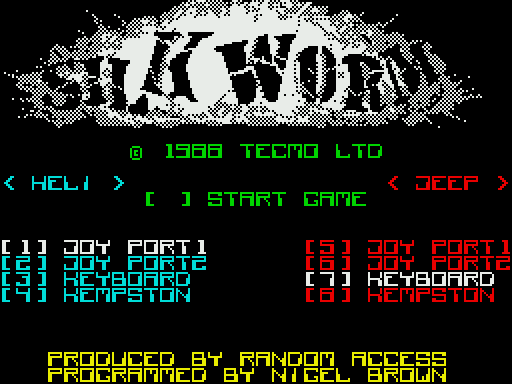 Silkworm - геймплей