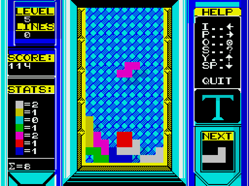 Tetris - геймплей